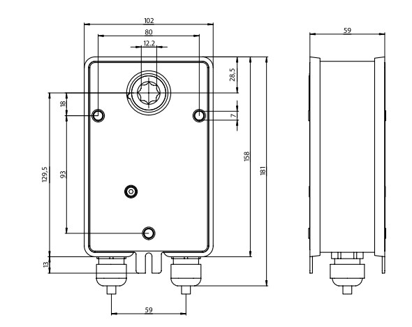 Электропривод LAB R-BLE230 для дымовых клапанов - 1